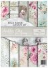 Zestaw kreatywny na papierze ryżowym - wiosenne Shabby Chic*Creative set on rice paper - Shabby Chic for spring